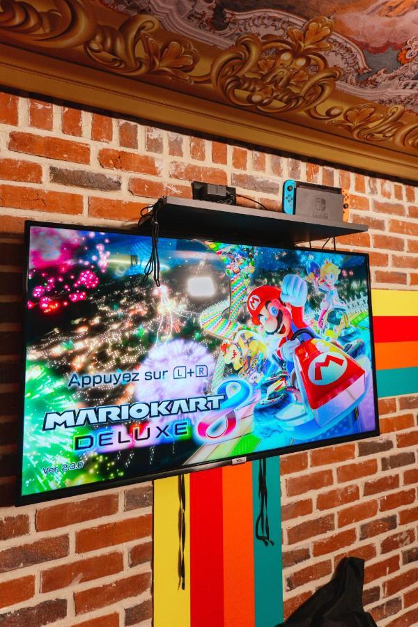 Capsule Art Deco - Jacuzzi - Netflix - Home Cinema - Arcade De Jeux & Nintendo Switch - 2 Chambres - Filet Suspendu 瓦朗西纳 外观 照片